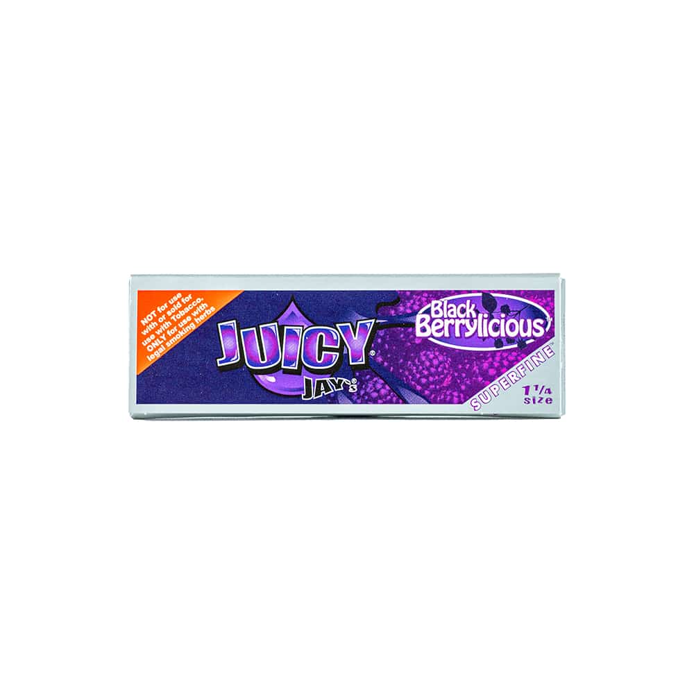 Juicy Jay's - Blackberry Superfine Rolling Paper - 1 1/4