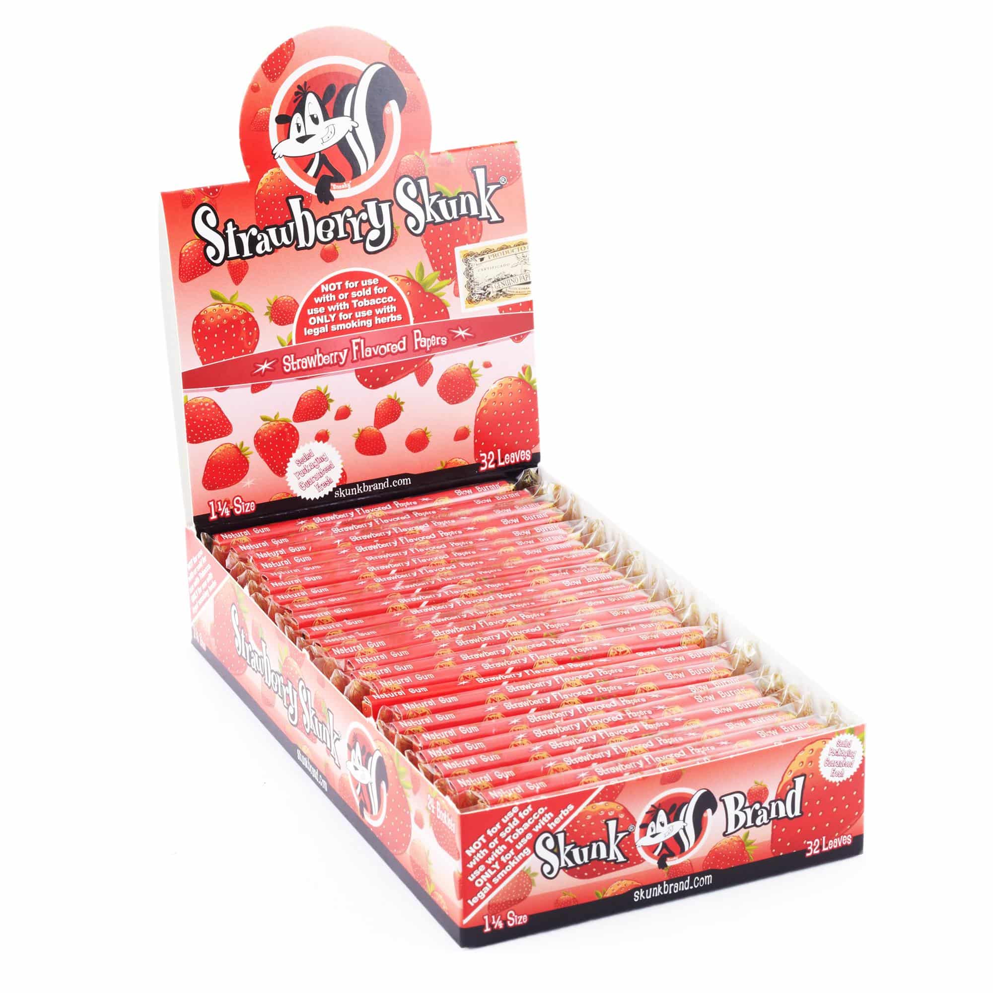 Skunk - Strawberry Rolling Paper - 1 1/4