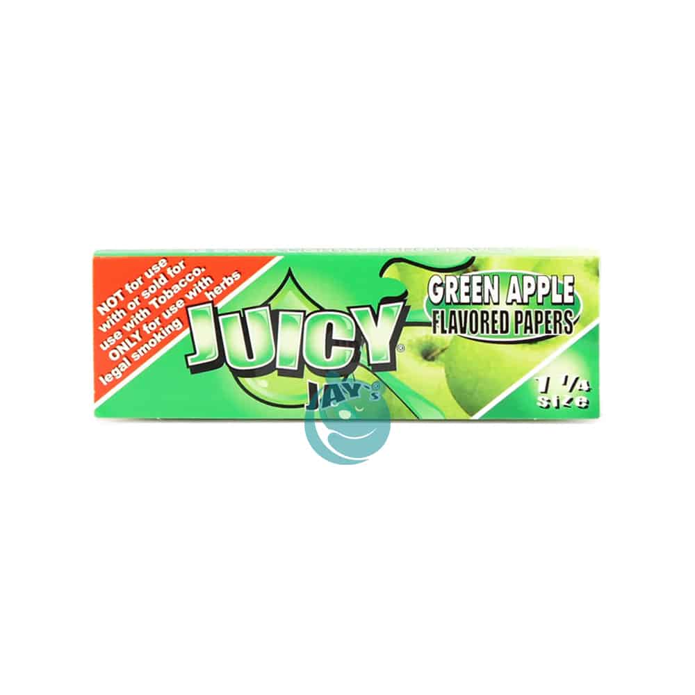 Juicy Jay's - Green Apple Flavored Rolling Paper - 1 1/4