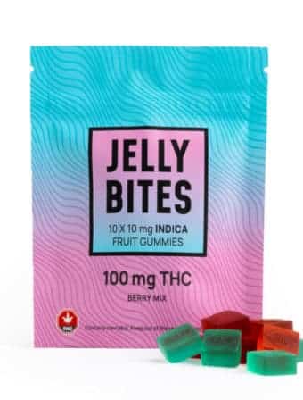 jelly bites berry mix 100mg indica