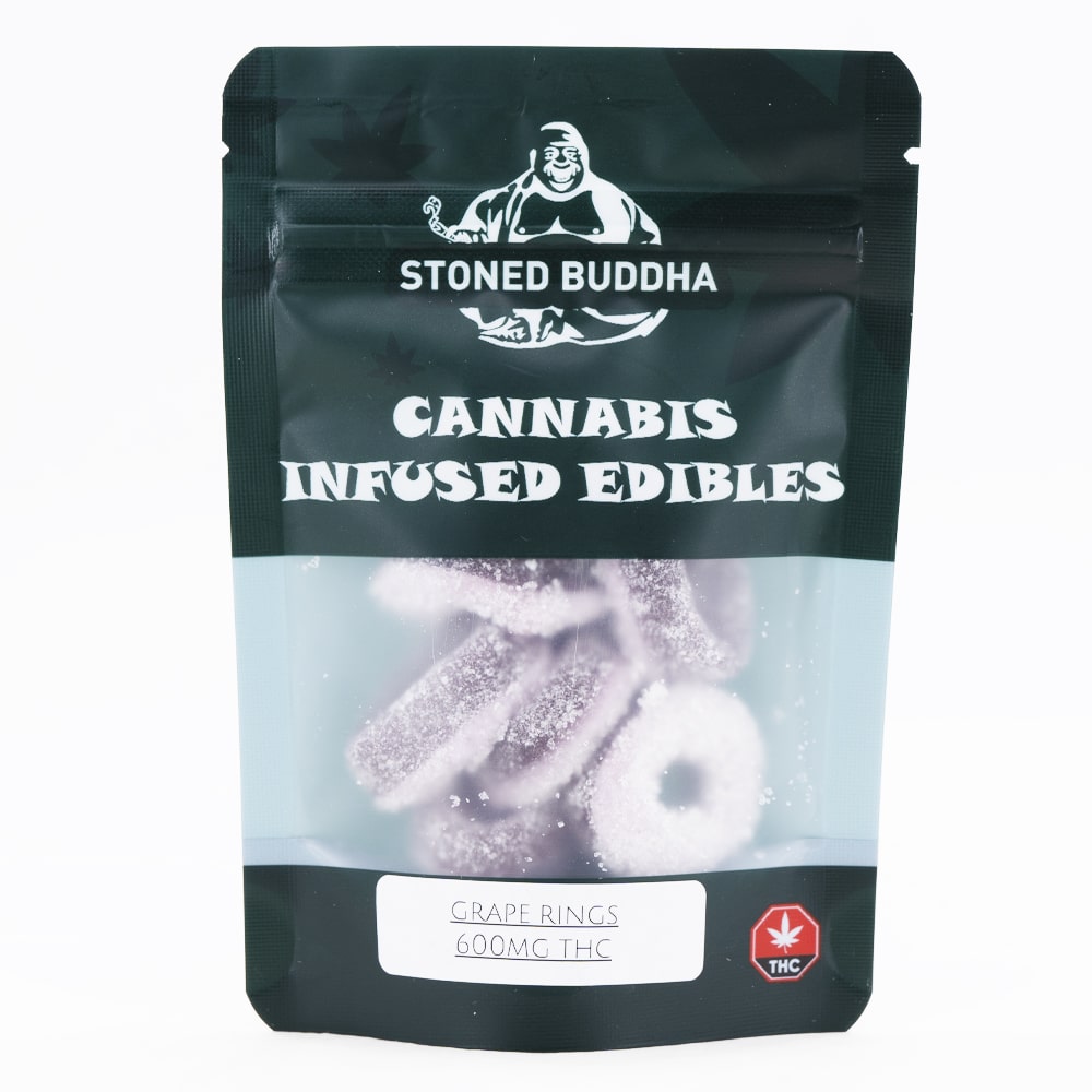 Stoned Buddha - THC Grape Rings - 75MG (600MG)