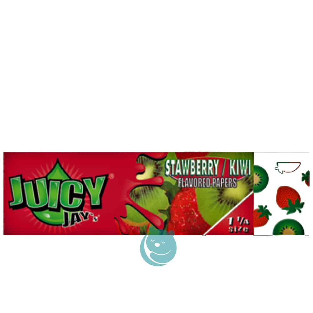 Juicy Jay's - Strawberry Kiwi Flavored Rolling Paper - 1 1/4