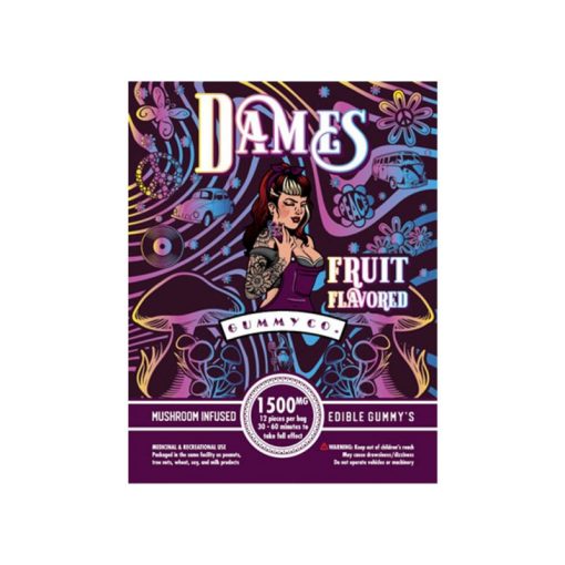 Dames Gummy Co. - Grapefruit Mushroom Gummies - 1500 MG