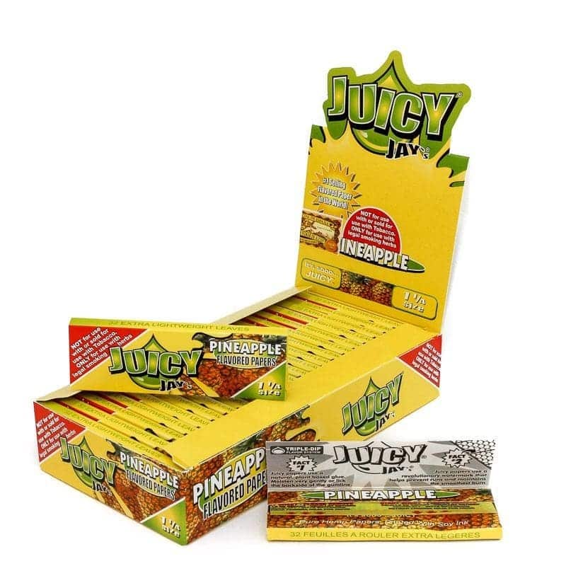 Juicy Jay's - Pineapple Flavored Rolling Paper - 1 1/4
