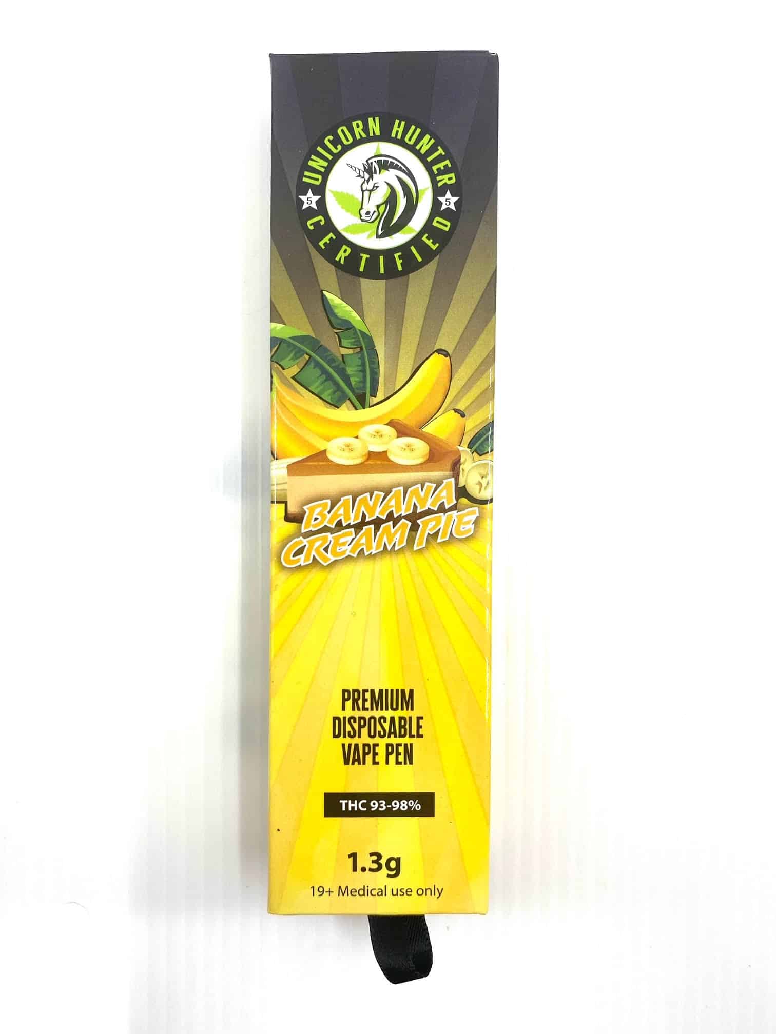 Unicorn Hunter - Banana Cream Pie - THC Disposable Pens